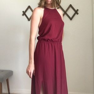 Heather Halter bridesmaid dress
